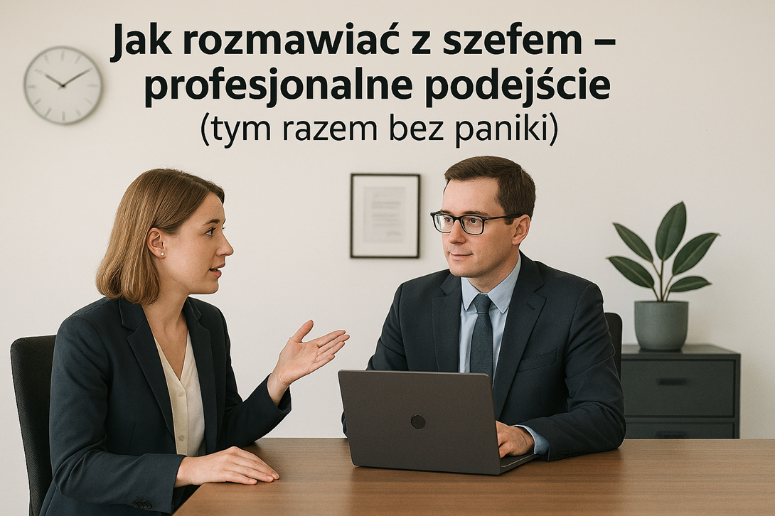 Jak rozmawiać z szefem – profesjonalne podejście (tym razem bez paniki)